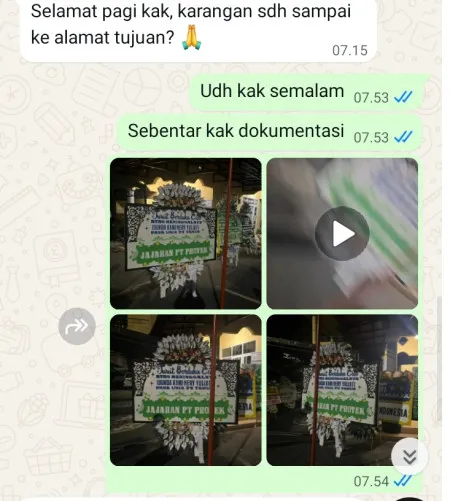 Pengiriman Papan Bunga Selamat Sikambang Pituruh