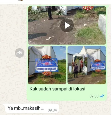 Pengiriman Karangan Bunga Sikambang Pituruh