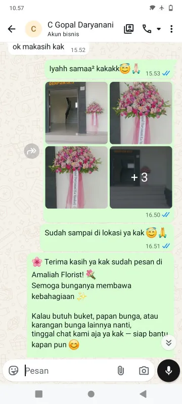 Pengiriman Karangan Bunga Sikambang Pituruh