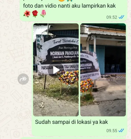 Pengiriman Karangan Bunga Sikambang Pituruh